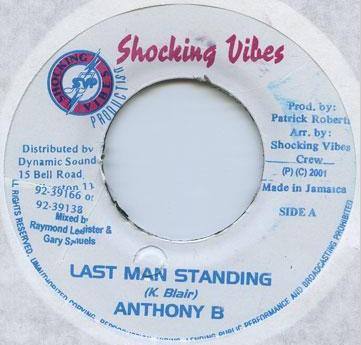 7-дюймовая пластинка ANTHONY B / ROUND HEAD - Last Man Standing / Damn You NONE Shocking Vibes 2001 Ямайка Регги, Ска и Даб Б/У
7-дюймовая пластинка ANTHONY B / ROUND HEAD - Last Man Standing / Damn You NONE Shocking Vibes 2001 Ямайка Регги, Ска и Даб Б/У