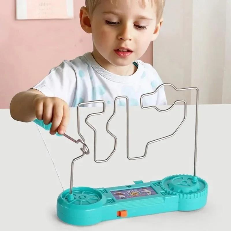 Kids Collison Electric Shock Toy Education Electric Touch Maze Game Party Funny Game Science Experiment Toys for Children Gift easy помаранчевий
Kids Collison Electric Shock Toy Education Electric Touch Maze Game Party Funny Game Science Experiment Toys for Children Gift easy помаранчевий