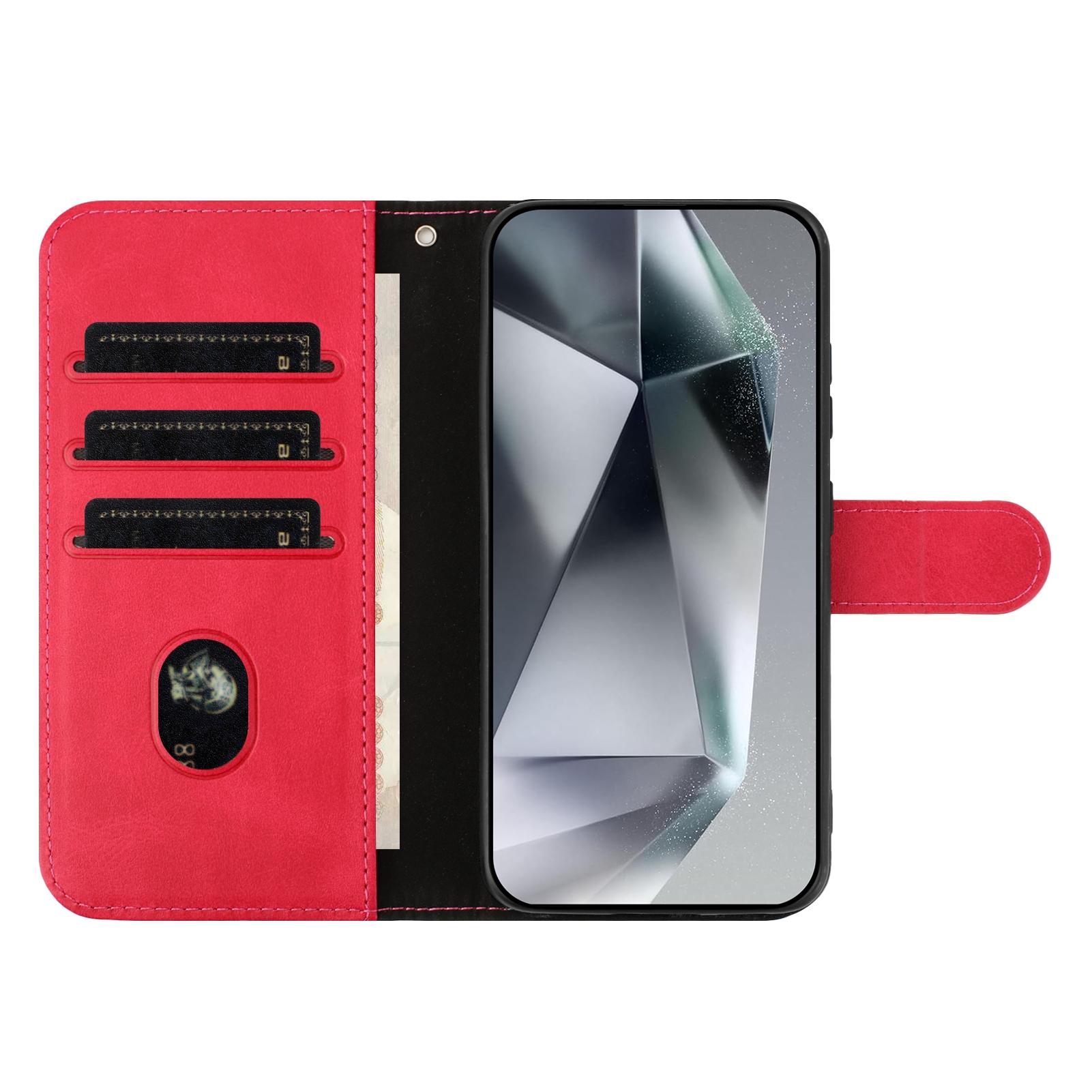 For iPhone 16 Plus Stand Case with Strap PU Leather Wallet Phone Cover S Shape Stitching Design Navy Blue
For iPhone 16 Plus Stand Case with Strap PU Leather Wallet Phone Cover S Shape Stitching Design Navy Blue
