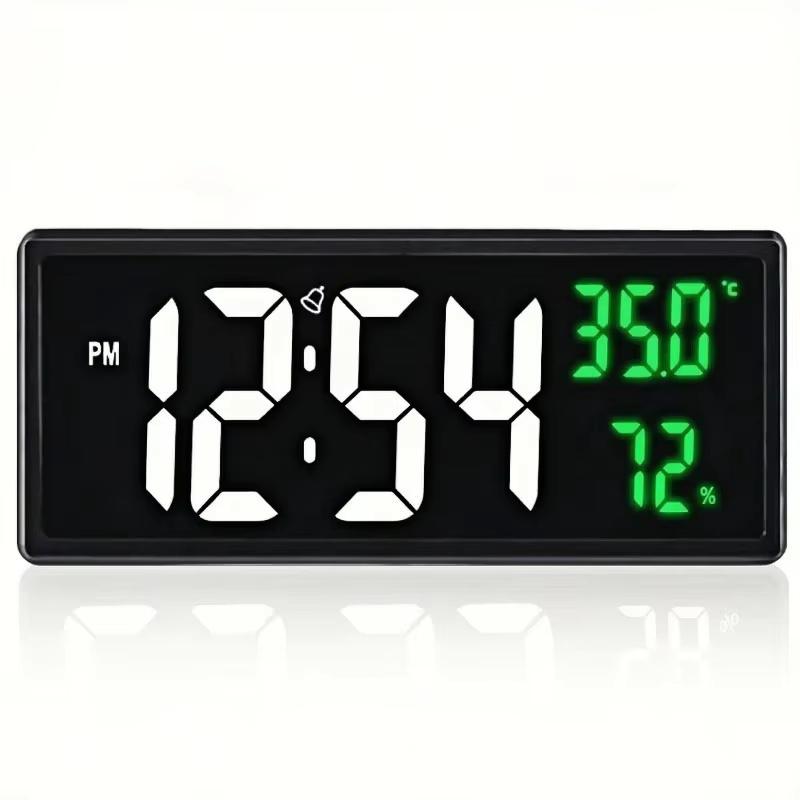 Large Digital Wall Clock Temperature and Humidity Display Night Mode Table Clock 3 Display Modes 12/24H Electronic LED Clock (WHITE,14 inch) білий
Large Digital Wall Clock Temperature and Humidity Display Night Mode Table Clock 3 Display Modes 12/24H Electronic LED Clock (WHITE,14 inch) білий