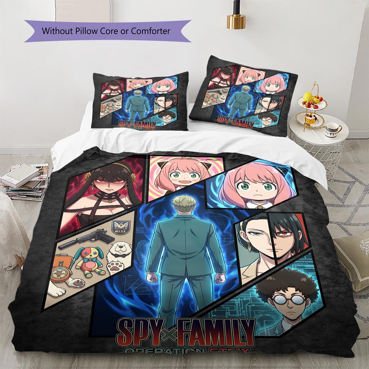 Chainsaw Man Pattern Bedding Quilt Set Quilt Cover Pillowcase Home Decoration Birthday Gift (1 * duvet cover + 2 * pillowcase, without core) 135x200cm
Chainsaw Man Pattern Bedding Quilt Set Quilt Cover Pillowcase Home Decoration Birthday Gift (1 * duvet cover + 2 * pillowcase, without core) 135x200cm