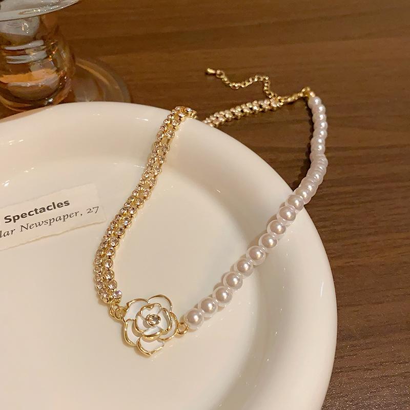 Корейское ожерелье из барочного жемчуга высокого класса - Легкая роскошь, бисерная цепочка на ключицу для женщин