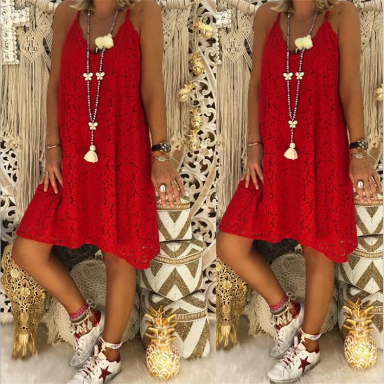 Летнее женское свободное платье с V-образным вырезом, платье без рукавов, кружевное платье XXXL красный
Летнее женское свободное платье с V-образным вырезом, платье без рукавов, кружевное платье XXXL красный