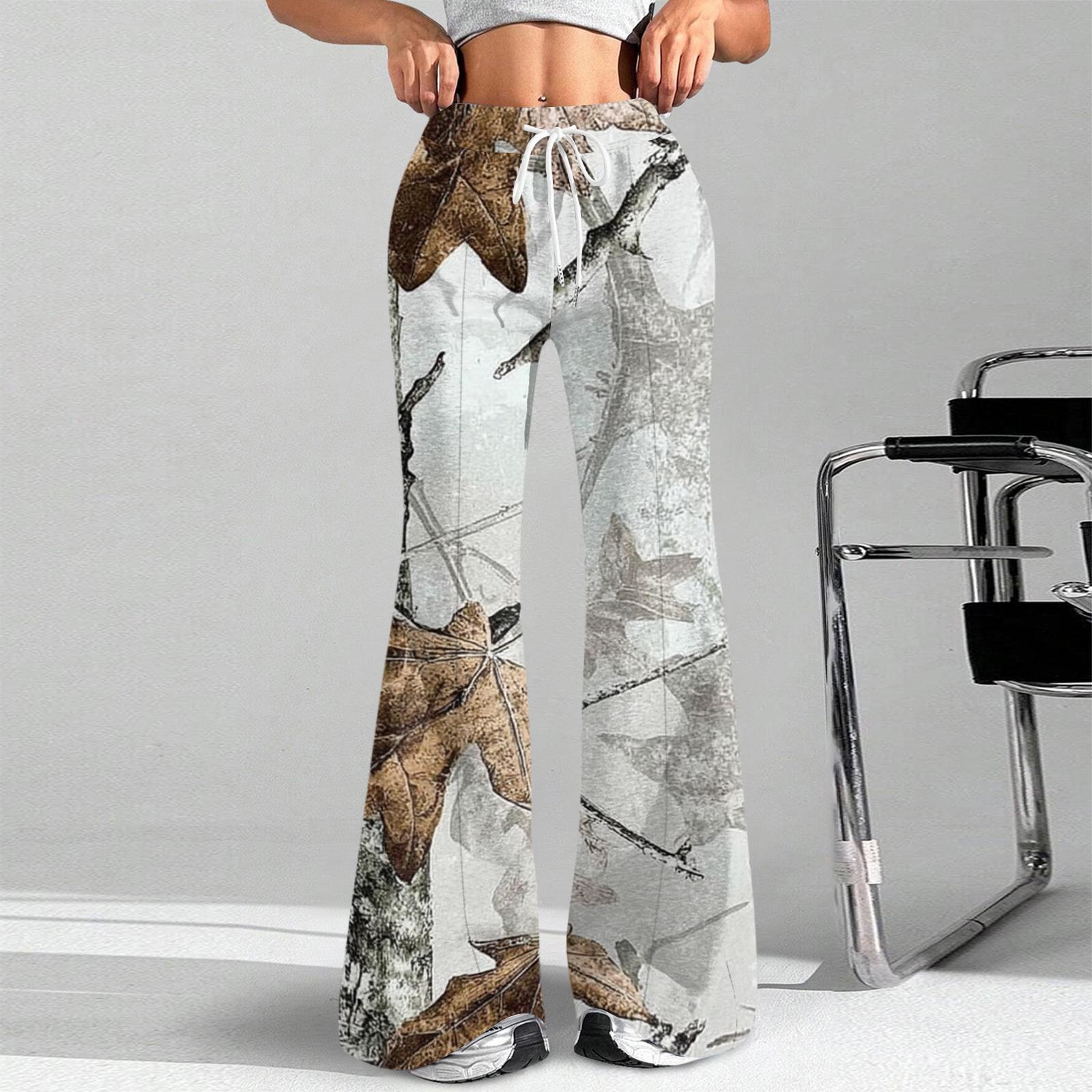 Women s Fashion Loose Drawstring Waist Print Casual Sports Pants Casual Flared Pants XL
Women s Fashion Loose Drawstring Waist Print Casual Sports Pants Casual Flared Pants XL