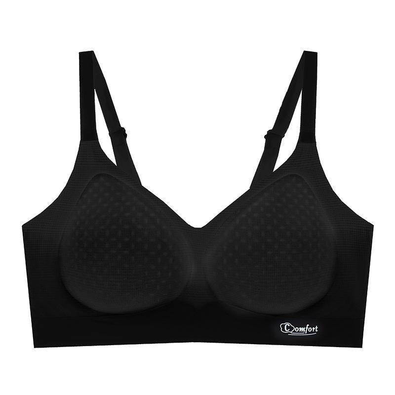 Summer thin breathable hole seamless underwear women s small breasts gather not empty cup mint fiber beautiful back Ou Ruofeng bra XXL чорний
Summer thin breathable hole seamless underwear women s small breasts gather not empty cup mint fiber beautiful back Ou Ruofeng bra XXL чорний