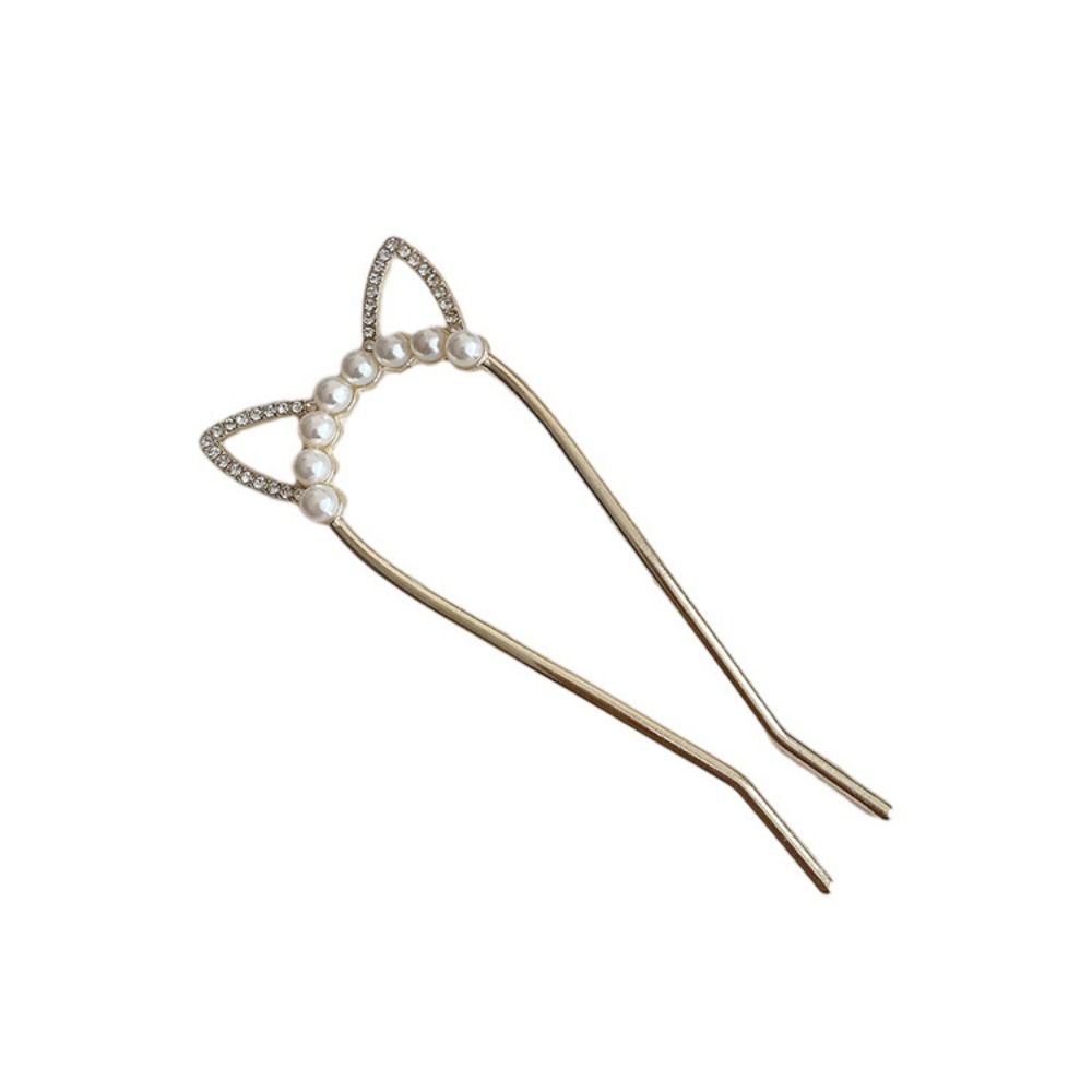 U-образная заколка для волос со стразами Жемчужная палочка для волос Простая металлическая заколка для невесты
U-образная заколка для волос со стразами Жемчужная палочка для волос Простая металлическая заколка для невесты