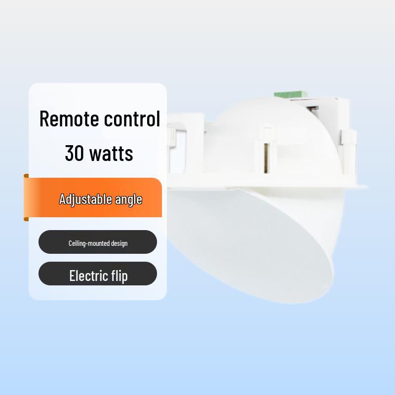 5.25-inch Electric Flip-up Adjustable Ceiling Speaker for Home Theater 30W білий
5.25-inch Electric Flip-up Adjustable Ceiling Speaker for Home Theater 30W білий