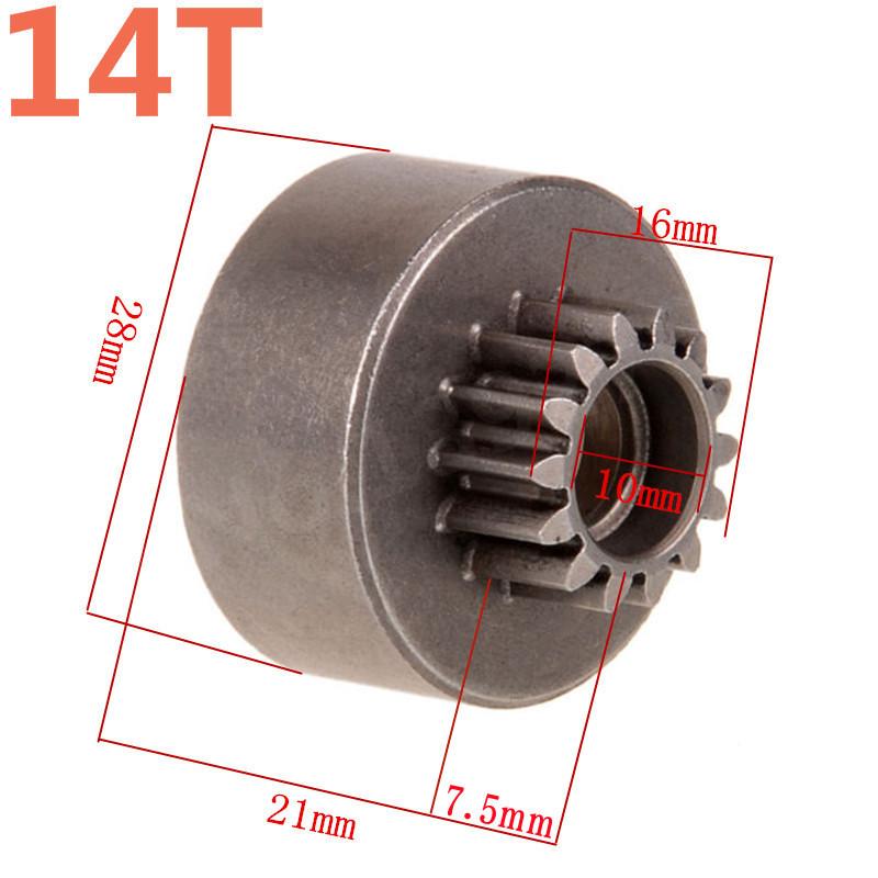 5 Pieces RC Spare Parts 11194 14T Clutch Bell Single Gear HSP For 1/8 R/C Model Car 94763 Truck
5 Pieces RC Spare Parts 11194 14T Clutch Bell Single Gear HSP For 1/8 R/C Model Car 94763 Truck