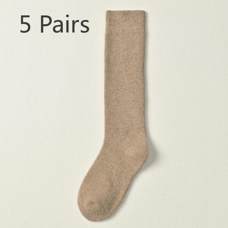 5 пар зимних носков для девочек из толстого бархата с теплым кольцом для волос, с функцией холодного самонагрева, с длинными носками до колена 5 Pairs телесный
5 пар зимних носков для девочек из толстого бархата с теплым кольцом для волос, с функцией холодного самонагрева, с длинными носками до колена 5 Pairs телесный