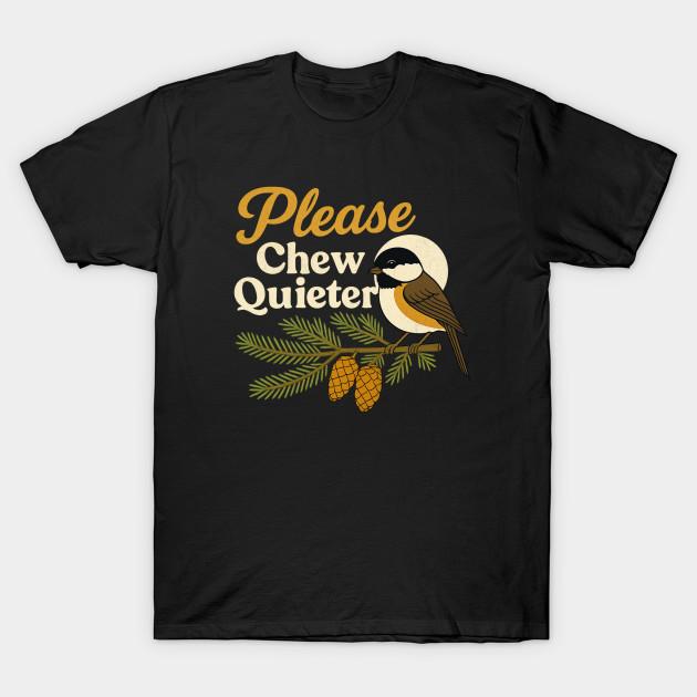 Men Black Print T-shirt Please Chew Quieter No-Cut Transfer Paper Print Cotton Tshirt L чорний
Men Black Print T-shirt Please Chew Quieter No-Cut Transfer Paper Print Cotton Tshirt L чорний