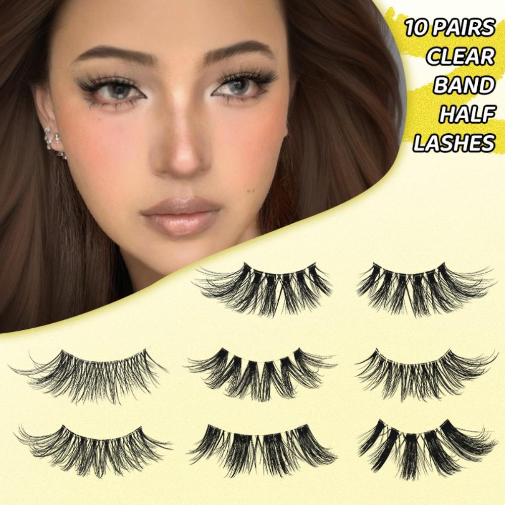 10 Pairs Anime Cosplay Manga Lashes With Jelly Glue Strips Segmented False Eyelashes Girl Type D
10 Pairs Anime Cosplay Manga Lashes With Jelly Glue Strips Segmented False Eyelashes Girl Type D