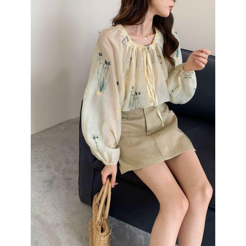 Loose Tencel Drawstring Strap Design New Chinese Round Neck Sunscreen Shirt Niche XL абрикосовий
Loose Tencel Drawstring Strap Design New Chinese Round Neck Sunscreen Shirt Niche XL абрикосовий