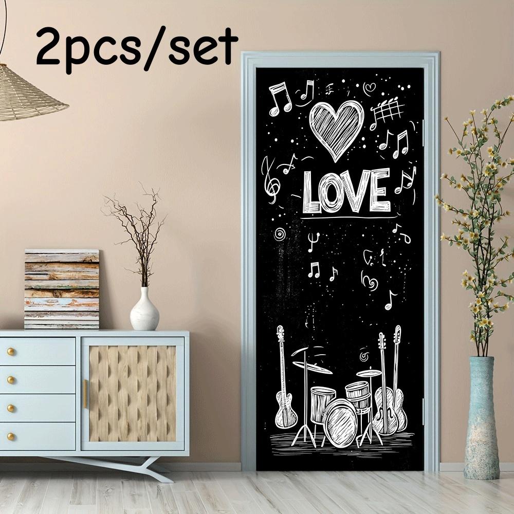 2pcs Music Love Theme Wall Stickers Creative Music Notes Guitar Drum Instrument Pattern Stickers Children s Room Bedroom Living (as the picture,38.5x200cmx2)
2pcs Music Love Theme Wall Stickers Creative Music Notes Guitar Drum Instrument Pattern Stickers Children s Room Bedroom Living (as the picture,38.5x200cmx2)
