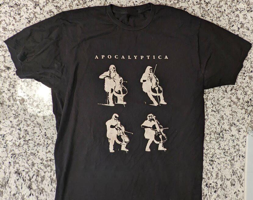 Apocalyptica band Four Cellos black Tee Unisex T-Shirt All Size SB252 Unisex T-Shirt S
Apocalyptica band Four Cellos black Tee Unisex T-Shirt All Size SB252 Unisex T-Shirt S