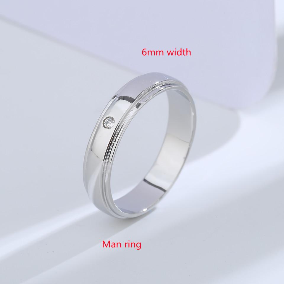 Buyee 925 Sterling Silver Couples Ring White Zircon Ring Finger Ring for Women Men Fashion Classic Wedding Fine Jewelry Circle 6
Buyee 925 Sterling Silver Couples Ring White Zircon Ring Finger Ring for Women Men Fashion Classic Wedding Fine Jewelry Circle 6