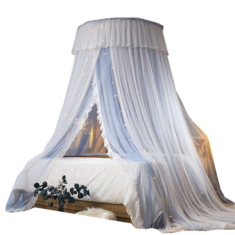 Polyester Double-Layer Princess Dome Mosquito Net INS Hanging Round Bed Canopy Romantic Ceiling-Mounted Curtain for Bedroom серый
Polyester Double-Layer Princess Dome Mosquito Net INS Hanging Round Bed Canopy Romantic Ceiling-Mounted Curtain for Bedroom серый