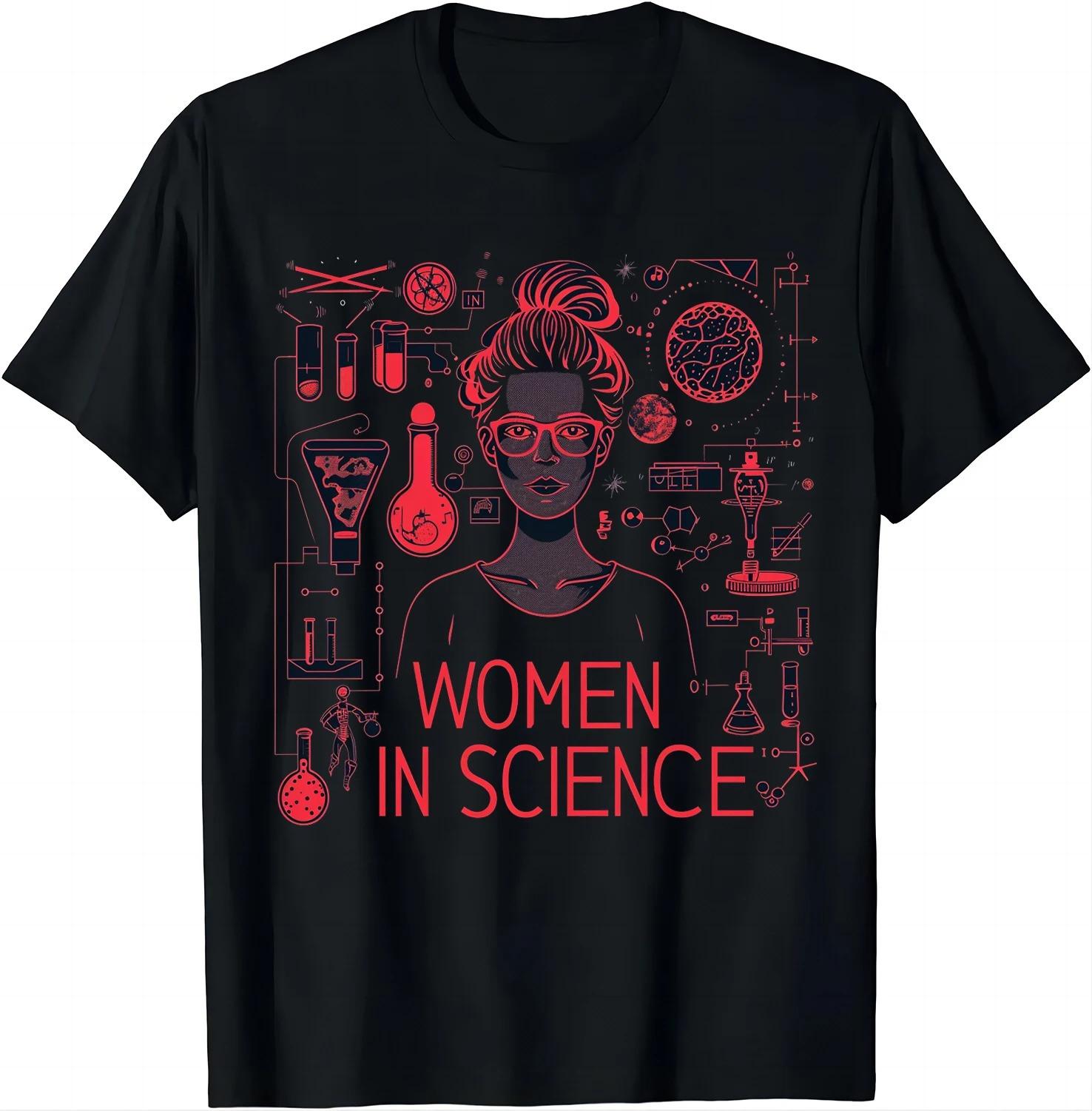 Women in Science TShirt Funny Science Clothes Street Fashion Casual Tops Vintage Women T Shirt 4XL
Women in Science TShirt Funny Science Clothes Street Fashion Casual Tops Vintage Women T Shirt 4XL