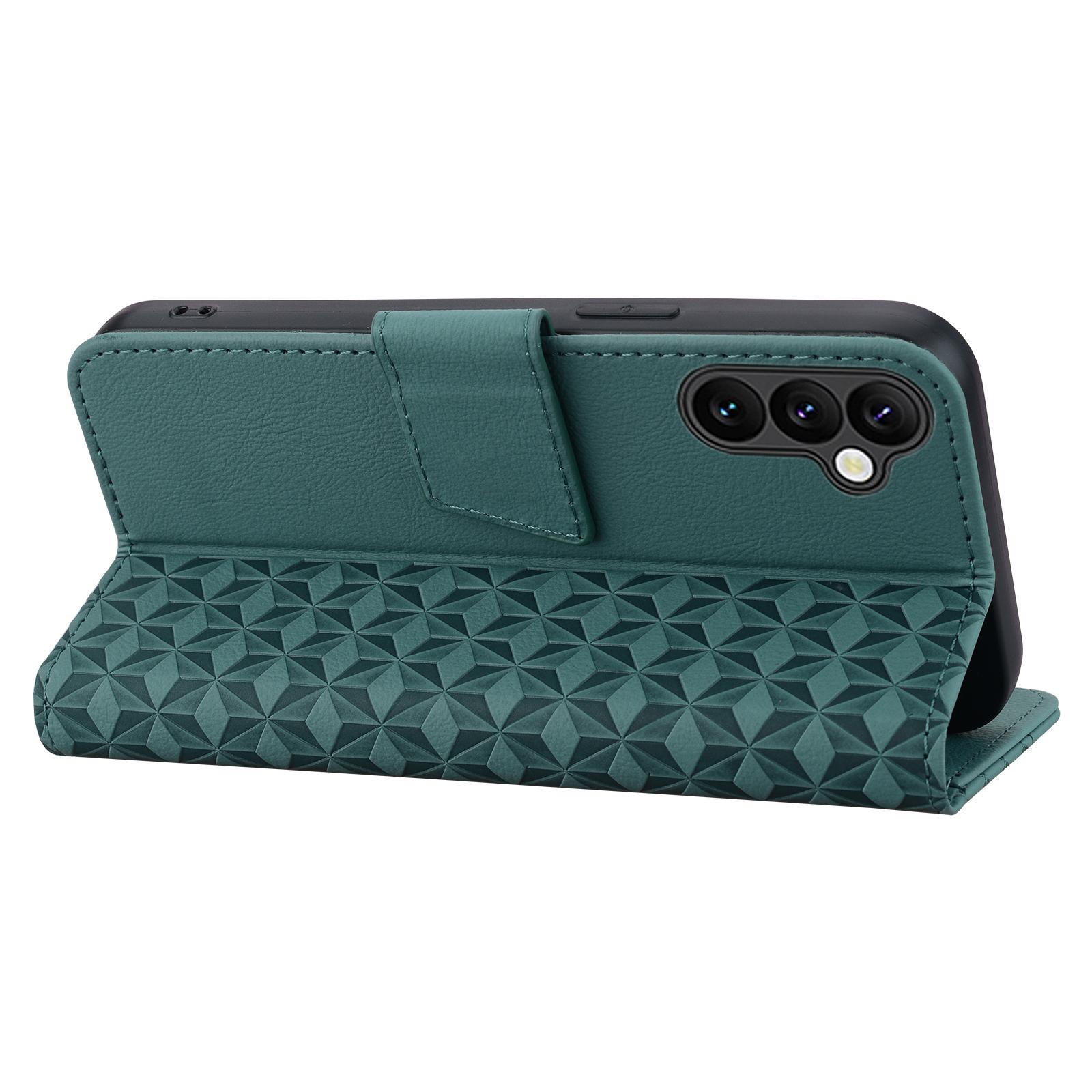 For Samsung Galaxy A16 5G/A16 4G Case Rhombus Pattern Leather Wallet Phone Cover Green
For Samsung Galaxy A16 5G/A16 4G Case Rhombus Pattern Leather Wallet Phone Cover Green