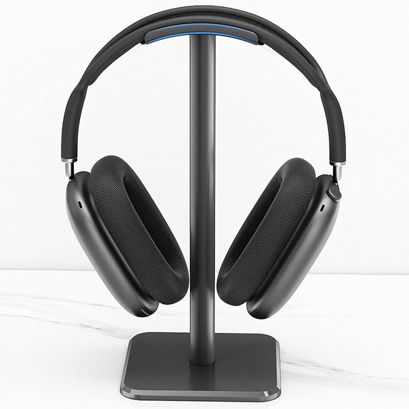 Headphone Stand, Aluminum Desktop Headset Stand, Headset Earphone Holder with Solid Base TPU Tray
Headphone Stand, Aluminum Desktop Headset Stand, Headset Earphone Holder with Solid Base TPU Tray
