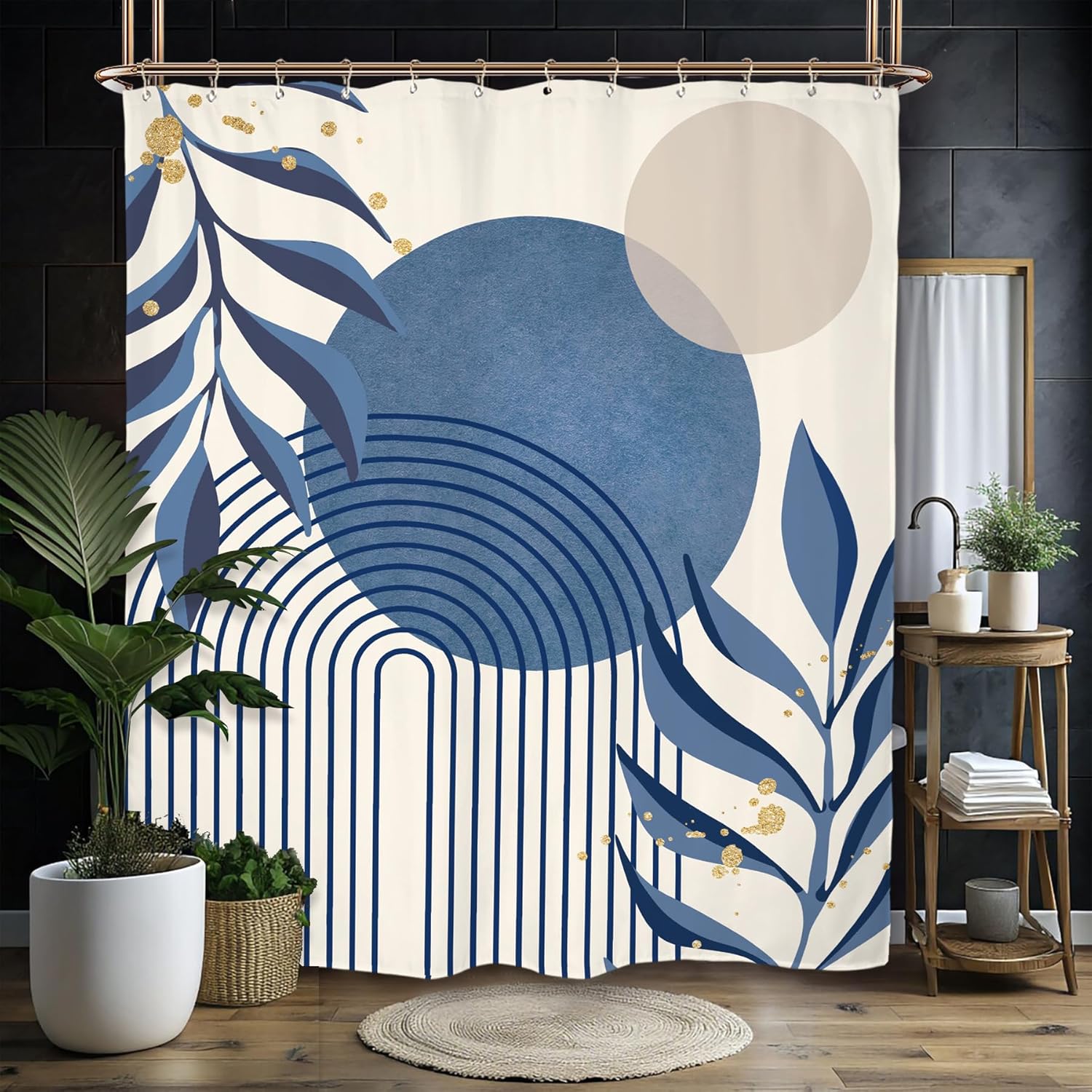 Abstract Zen Spa Shower Curtain Set Minimalist Bible Meditation Modern Aesthetic Contemporary Green Plant Leaves Monstera W60H190(CM)-1 Pcs
Abstract Zen Spa Shower Curtain Set Minimalist Bible Meditation Modern Aesthetic Contemporary Green Plant Leaves Monstera W60H190(CM)-1 Pcs