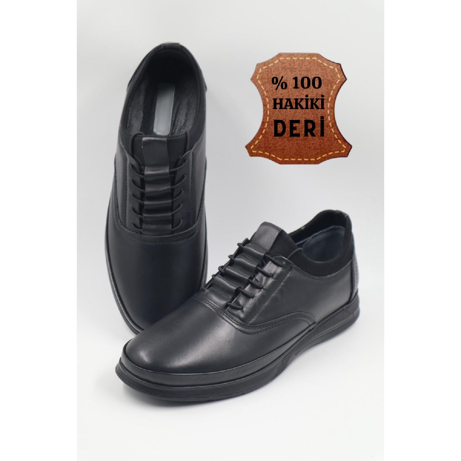 Мужская черная ортопедическая кожаная ультра удобная повседневная обувь с внутренней и внешней частью 40
Мужская черная ортопедическая кожаная ультра удобная повседневная обувь с внутренней и внешней частью 40