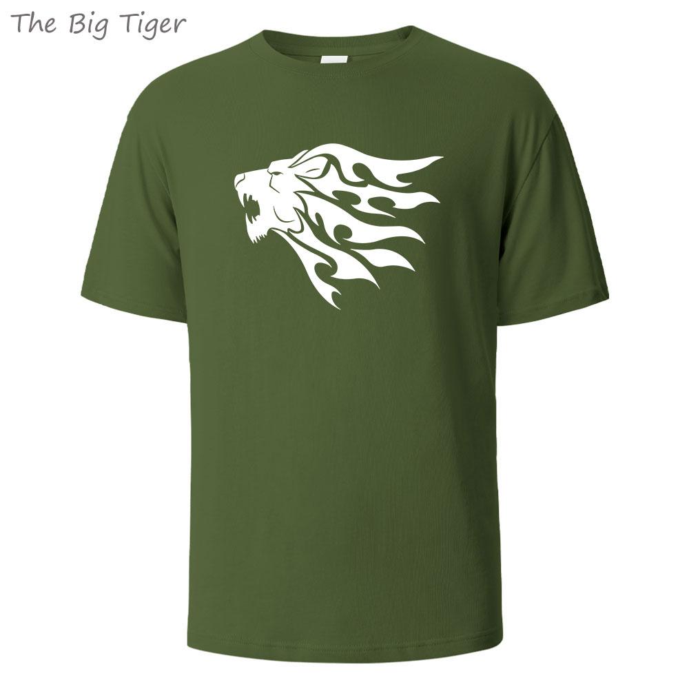Lion Head Printing Breathable Cotton Round Neck Tee Minimalist Design Lightweight Fabric Unisex Basic T Shirt Men TShirt 3XL
Lion Head Printing Breathable Cotton Round Neck Tee Minimalist Design Lightweight Fabric Unisex Basic T Shirt Men TShirt 3XL