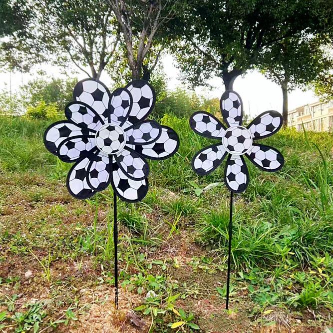 Double-Layer Fabric Football Pinwheel: Outdoor Garden Decoration for Children s Sports Day
Double-Layer Fabric Football Pinwheel: Outdoor Garden Decoration for Children s Sports Day