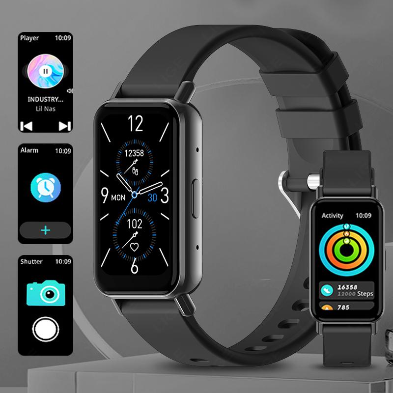 1.45 Waterproof Silicone Smart Watch Wireless Call Sleep Tracking Sports Smartband Pedometer Information Reminder Bracelet чорний
1.45 Waterproof Silicone Smart Watch Wireless Call Sleep Tracking Sports Smartband Pedometer Information Reminder Bracelet чорний