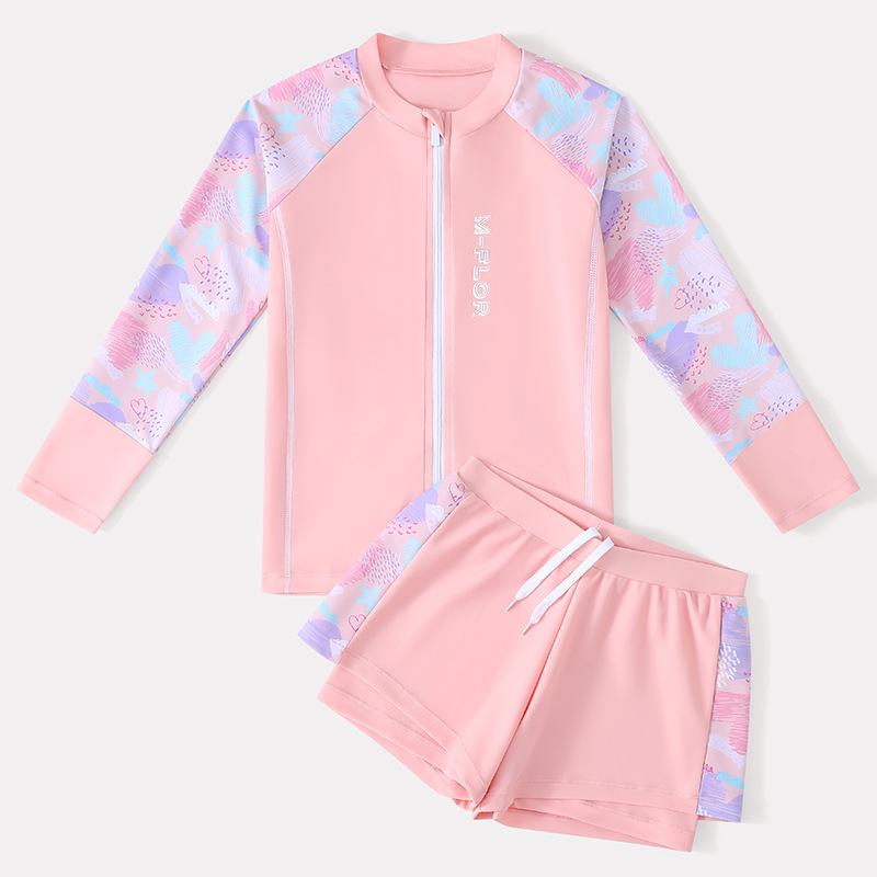 Girls Long Sleeve Two-Piece Swimsuit 2024 - Conservative Design for Middle Schoolers L - Height 105-115CM фіолетовий
Girls Long Sleeve Two-Piece Swimsuit 2024 - Conservative Design for Middle Schoolers L - Height 105-115CM фіолетовий