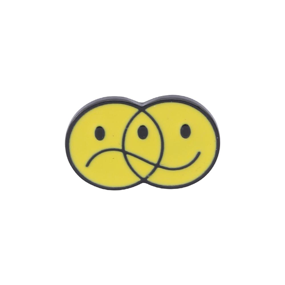Yellow Crying and Smiling Face Together Brooches Happy And Sad Wry Lapel Pins Mood Jewelry Bagde For Womens Mens Girls
Yellow Crying and Smiling Face Together Brooches Happy And Sad Wry Lapel Pins Mood Jewelry Bagde For Womens Mens Girls