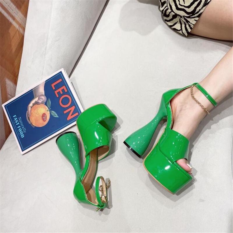 Women Platform High Heels Sandals Ankle Warp Party Shoes Peep Toe Sexy Ladies Pumps Female Chunky Heels Dress Shoes Metal Chain
Women Platform High Heels Sandals Ankle Warp Party Shoes Peep Toe Sexy Ladies Pumps Female Chunky Heels Dress Shoes Metal Chain