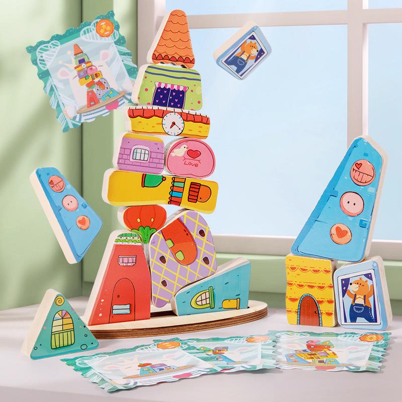 Children s Educational Balance Puzzle: Colorful Stacking Blocks for Fine Motor Skills and Parent-Child Interaction
Children s Educational Balance Puzzle: Colorful Stacking Blocks for Fine Motor Skills and Parent-Child Interaction