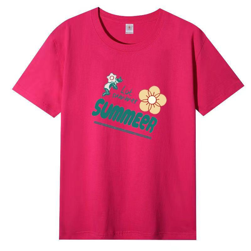 Женская хлопковая футболка с коротким рукавом Женская летняя корейская свободная футболка с круглым вырезом и принтом 3XL
Женская хлопковая футболка с коротким рукавом Женская летняя корейская свободная футболка с круглым вырезом и принтом 3XL