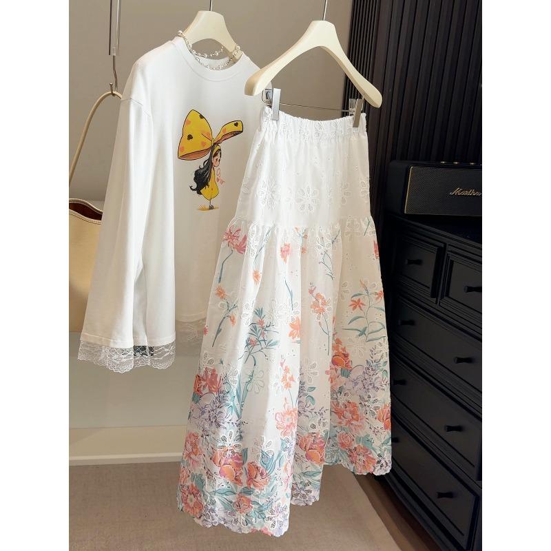 Heavy industry embroidery hollow flower skirt women s spring and autumn new casual versatile A-line large swing midi skirt One size fits all жёлтый
Heavy industry embroidery hollow flower skirt women s spring and autumn new casual versatile A-line large swing midi skirt One size fits all жёлтый