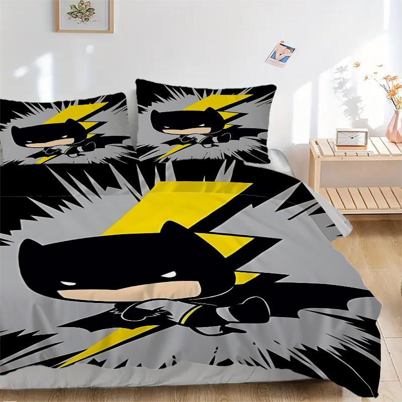 3pcs Batman Duvet Cover Set, 1 Duvet Cover + 2 Pillowcases (No Insert), High-Definition Print for All Seasons,Durable yy251103026 135x200cm
3pcs Batman Duvet Cover Set, 1 Duvet Cover + 2 Pillowcases (No Insert), High-Definition Print for All Seasons,Durable yy251103026 135x200cm