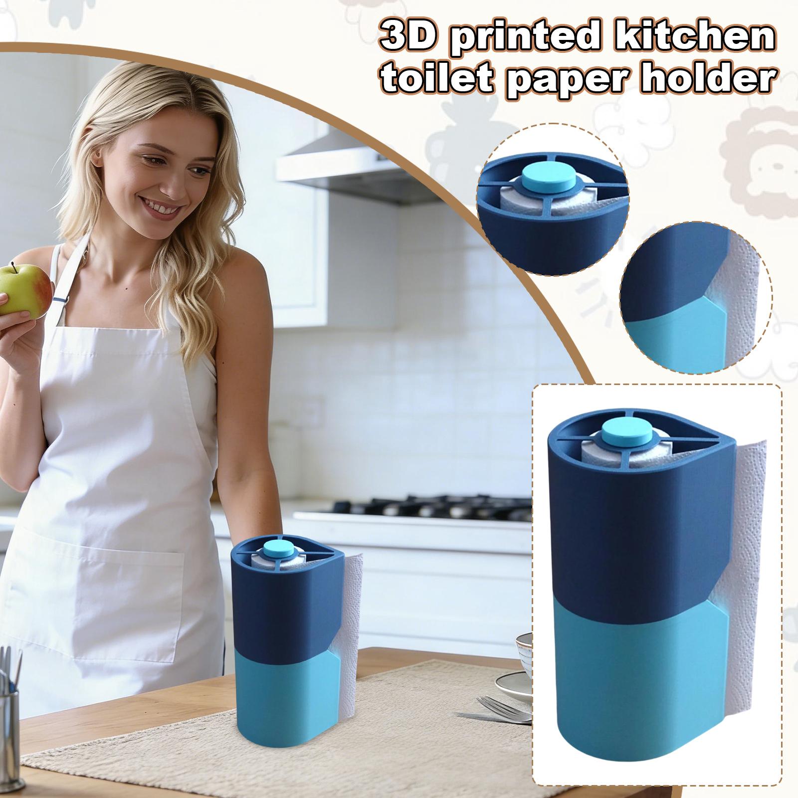 Creative Toilet Paper Holder, 3D Printed Kitchen Roll Paper Holder One Size
Creative Toilet Paper Holder, 3D Printed Kitchen Roll Paper Holder One Size