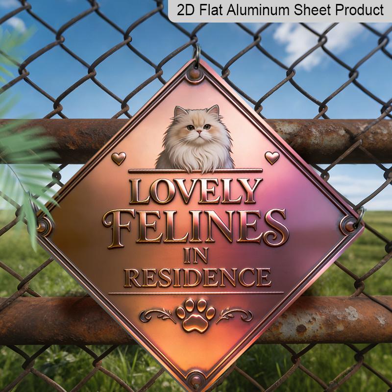 2D Flat, 1pc, Cat Haven Theme, Home Decor Gift for Cat Lovers, Vintage Metal Aluminum Sign, Suitable for Living Room, Dining Room, Kitchen, Entryway 20*20cm
2D Flat, 1pc, Cat Haven Theme, Home Decor Gift for Cat Lovers, Vintage Metal Aluminum Sign, Suitable for Living Room, Dining Room, Kitchen, Entryway 20*20cm