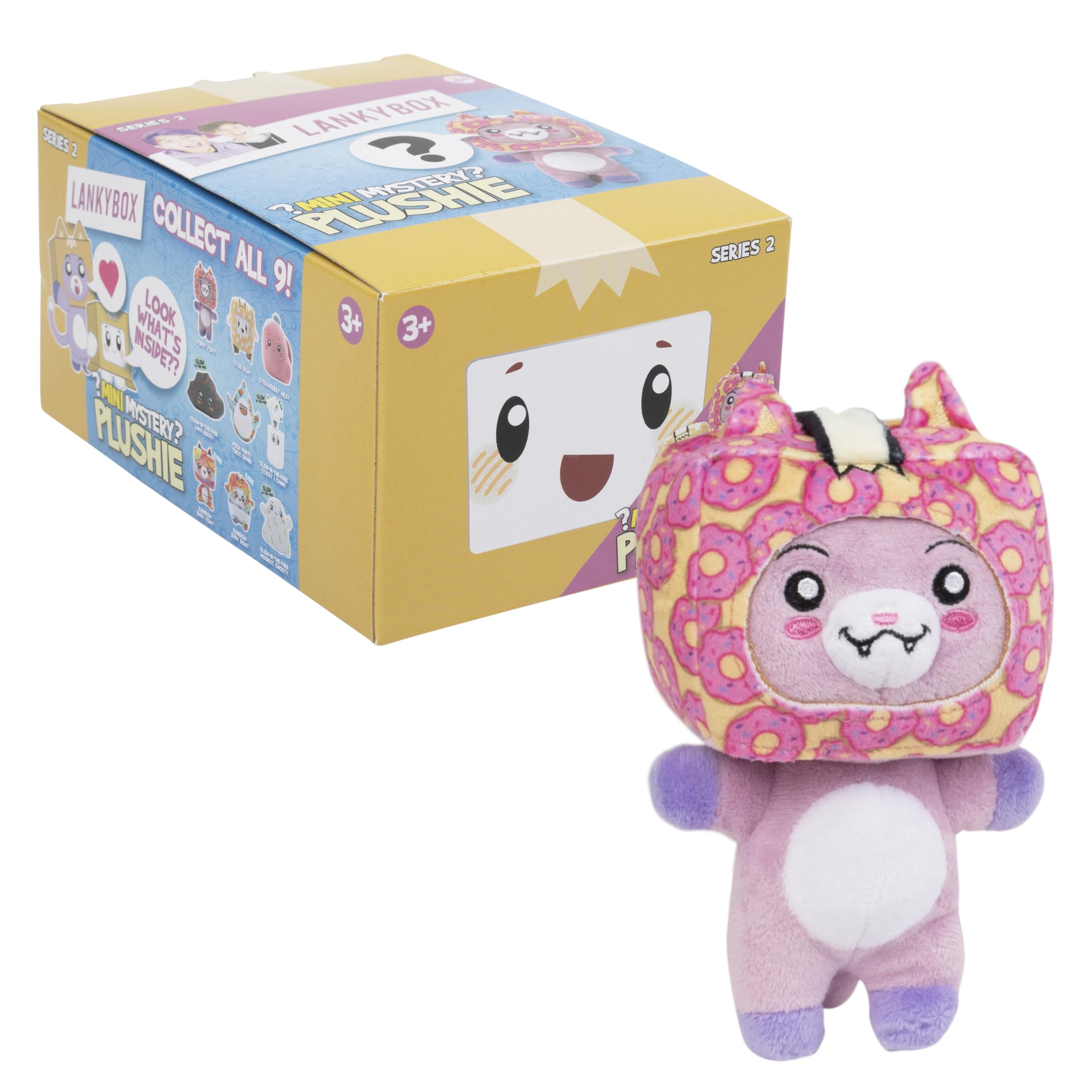 LankyBox Mini Mystery Plush Series Blind Box Mini Официально лицензированная LankyBox 2, Коллекционная мягкая игрушка, Продукт.
LankyBox Mini Mystery Plush Series Blind Box Mini Официально лицензированная LankyBox 2, Коллекционная мягкая игрушка, Продукт.