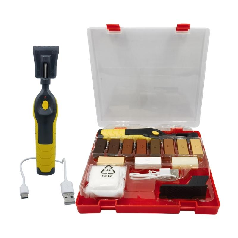 DIY Wood Floor Repair Kit With 11 Color Wax Block And Electric Heating Pen For Scratches Cracks Holes In Furniture Tiles Laminate
DIY Wood Floor Repair Kit With 11 Color Wax Block And Electric Heating Pen For Scratches Cracks Holes In Furniture Tiles Laminate