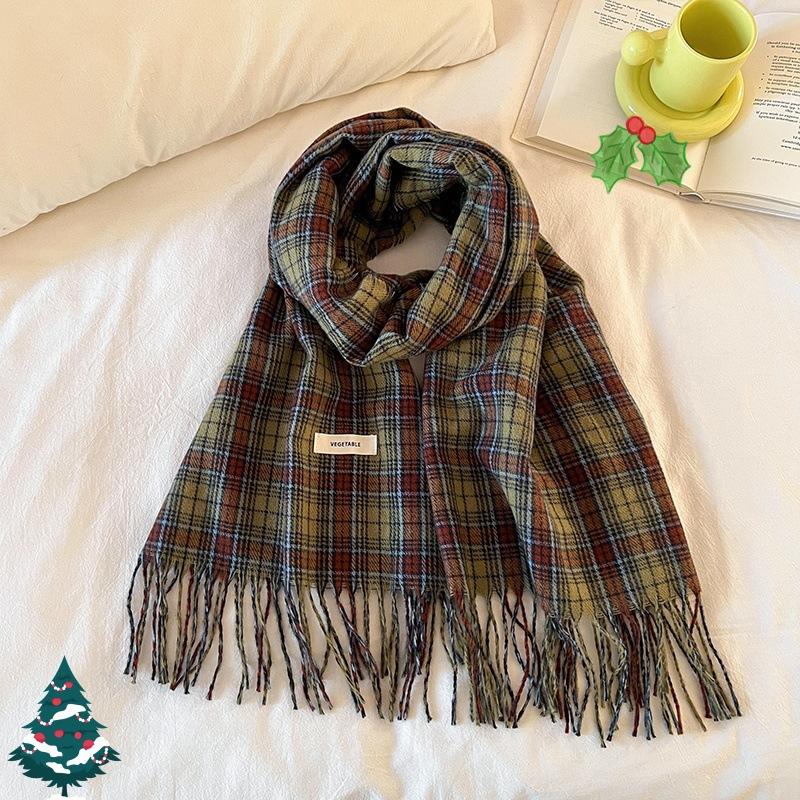 Рождественский ретро зеленый шарф женский зимний атмосферный теплый шарф универсальный мягкий восковой качественный платок reference picture
Рождественский ретро зеленый шарф женский зимний атмосферный теплый шарф универсальный мягкий восковой качественный платок reference picture