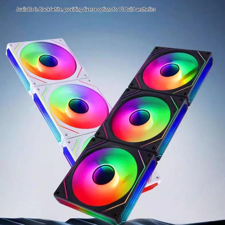 Prism 6PRO 12CM Fixed-Speed Three-Sided Chassis Cooling Fan (No Temperature Control) White Rear-facing
Prism 6PRO 12CM Fixed-Speed Three-Sided Chassis Cooling Fan (No Temperature Control) White Rear-facing