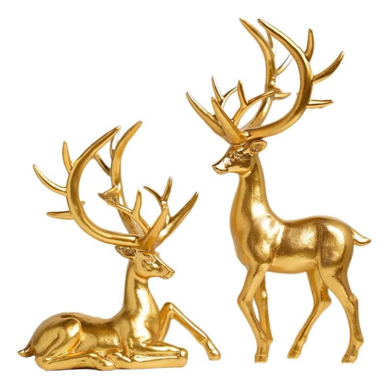 Elegant Resin Reindeer Sculptures Deer Figurine Perfect For Adding Artistic Flairs To Space Elegant Living Room Decors золотой
Elegant Resin Reindeer Sculptures Deer Figurine Perfect For Adding Artistic Flairs To Space Elegant Living Room Decors золотой