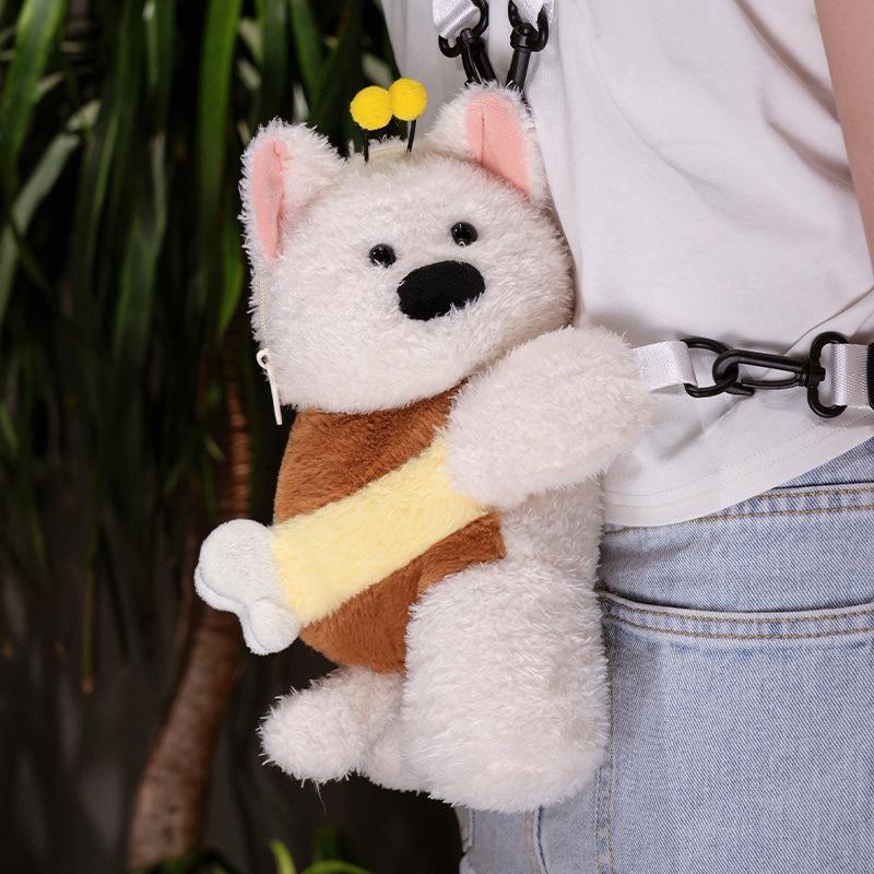 Плюшевый рюкзак и сумка через плечо Вест-хайленд-терьер - Мультяшная игрушка для детских дней рождения 30 cm
Плюшевый рюкзак и сумка через плечо Вест-хайленд-терьер - Мультяшная игрушка для детских дней рождения 30 cm