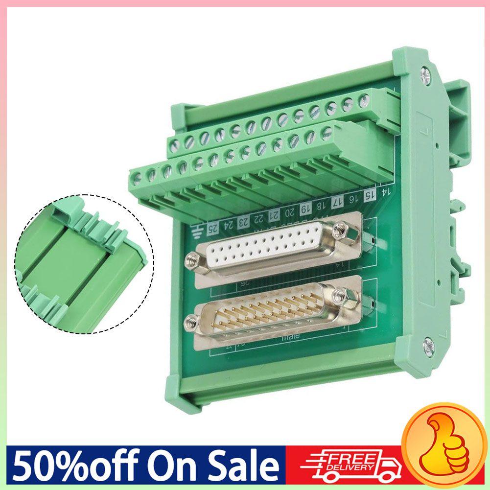 1Pcs FR4 DIN Rail Mount Interface Module DB25-MG6 Male To Female DIN Rail Mounting Module Terminal Block Adapter China Mainland
1Pcs FR4 DIN Rail Mount Interface Module DB25-MG6 Male To Female DIN Rail Mounting Module Terminal Block Adapter China Mainland