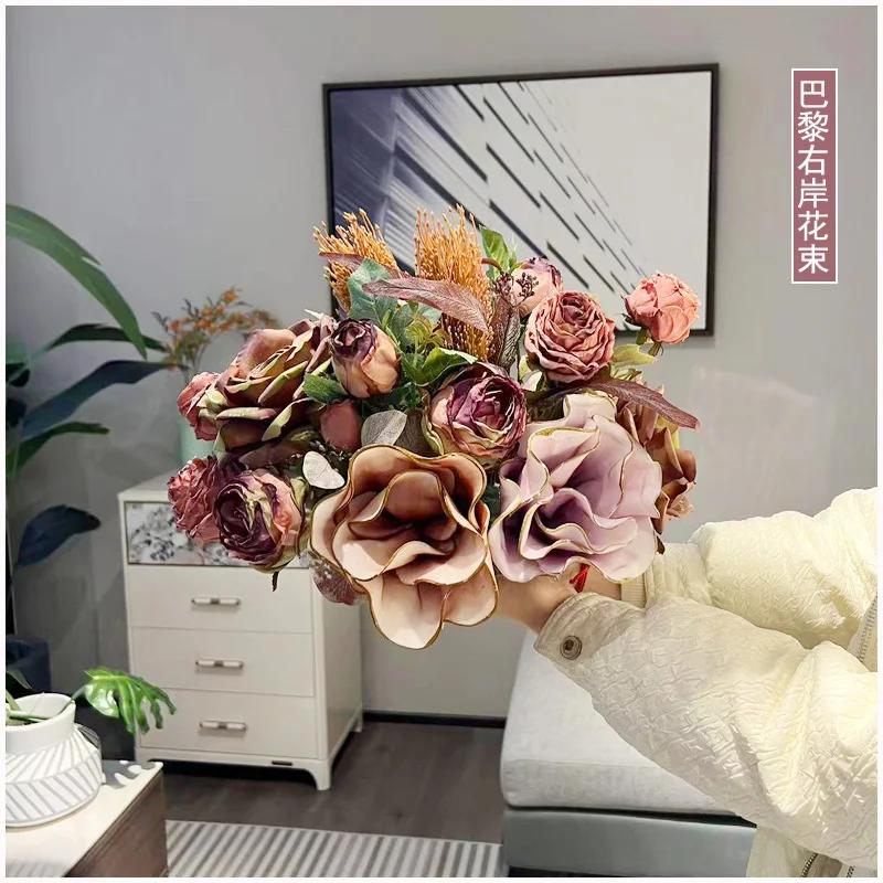 Имитация букета настольное украшение американский европейский китайский элитный гостиная шкаф обеденный стол украшение из сухих цветов
Имитация букета настольное украшение американский европейский китайский элитный гостиная шкаф обеденный стол украшение из сухих цветов