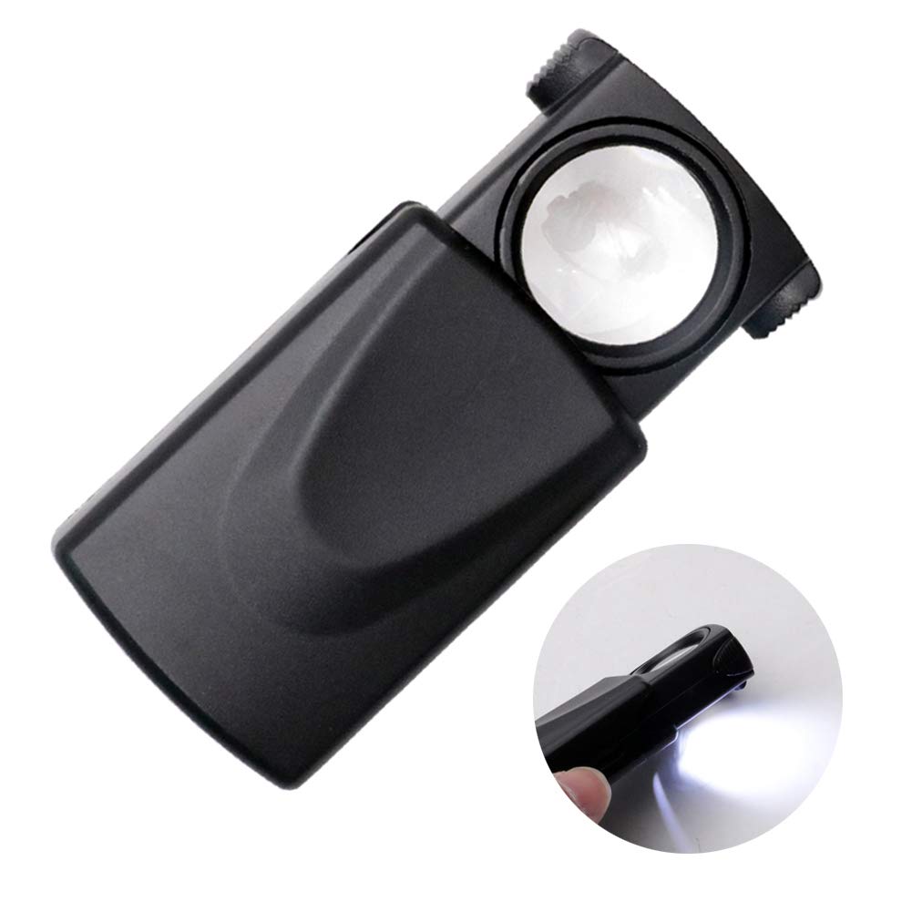 Magnifying Glass Magnifying Glass LED Small Portable Magnifier 30X Lighted Handheld Magnifier for Jewelry Appraisal Reading Stamps Coins
Magnifying Glass Magnifying Glass LED Small Portable Magnifier 30X Lighted Handheld Magnifier for Jewelry Appraisal Reading Stamps Coins