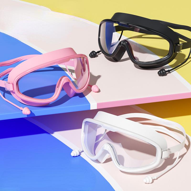 Swimming Glasses Waterproof Anti-fog HD Transparent Earplugs Kids Swimming Goggles Large FramePool Eyewear Swimming Accessories
Swimming Glasses Waterproof Anti-fog HD Transparent Earplugs Kids Swimming Goggles Large FramePool Eyewear Swimming Accessories