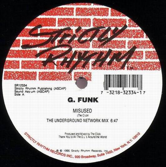 12-дюймовая пластинка G. ФАНК - Неправильно использованный SR12334 Strictly Rhythm 1995 США Танцевальная и Электронная Музыка Б/У
12-дюймовая пластинка G. ФАНК - Неправильно использованный SR12334 Strictly Rhythm 1995 США Танцевальная и Электронная Музыка Б/У