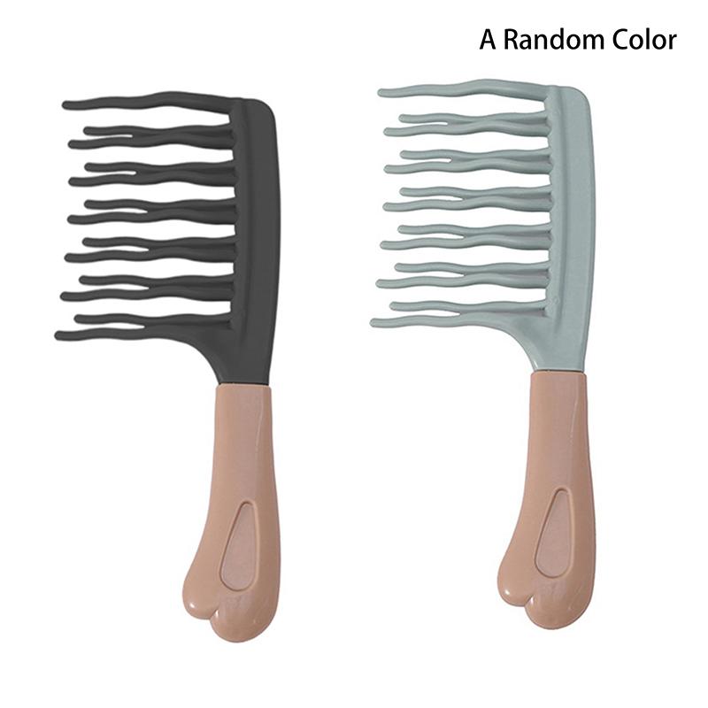 1 Pcs Double Row Big Tooth Comb Wide Tooth Women Special Perm Curly Comb Fluffy Hairdressing Styling Tools Detangling Hair Comb різнокольоровий
1 Pcs Double Row Big Tooth Comb Wide Tooth Women Special Perm Curly Comb Fluffy Hairdressing Styling Tools Detangling Hair Comb різнокольоровий