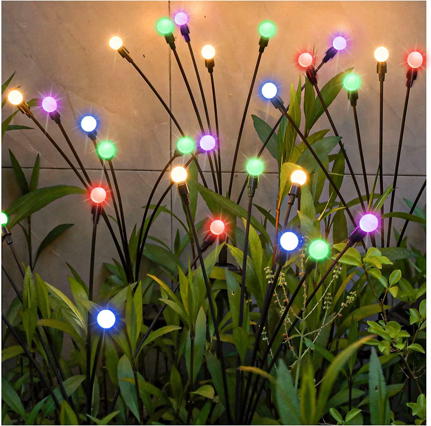 Suidhome Solar Outdoor LED Firefly Lights Starburst Swinging Garden for Path Fence Waterproof Lamp RGB Color Changing Light
Suidhome Solar Outdoor LED Firefly Lights Starburst Swinging Garden for Path Fence Waterproof Lamp RGB Color Changing Light